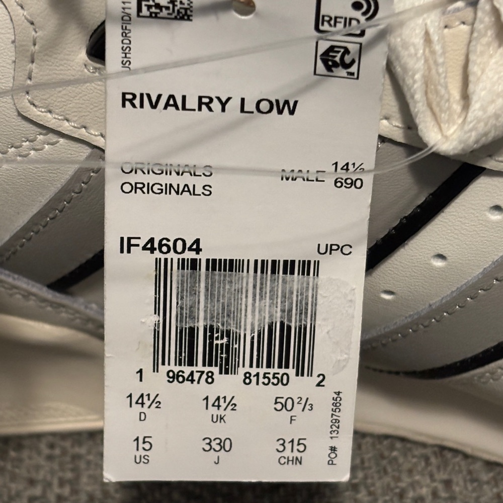 Adidas Rivalry Low Sneakers Mens 15 - Picture 7 of 9